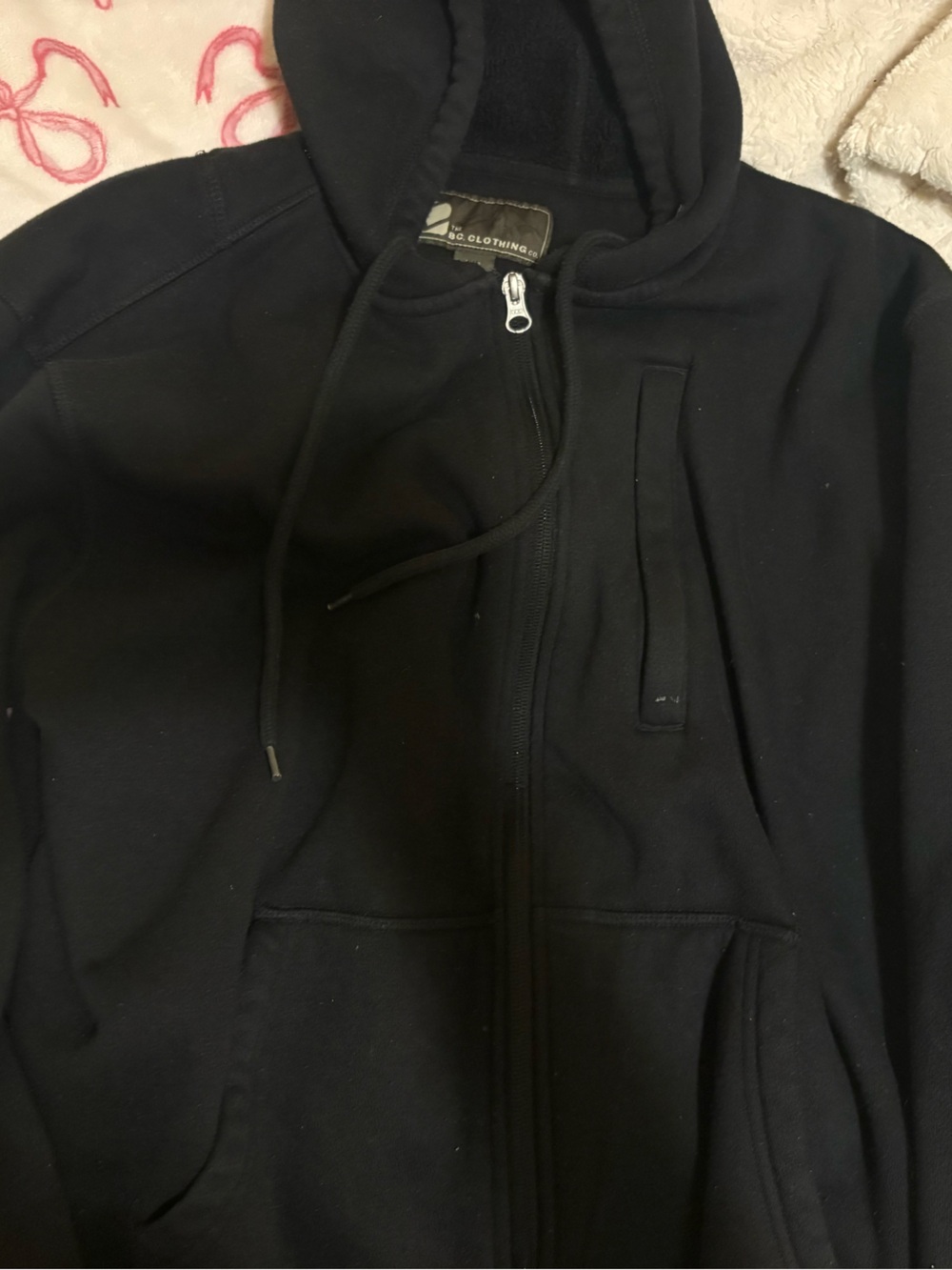 Men’s Navy Blue Zip up hoodie